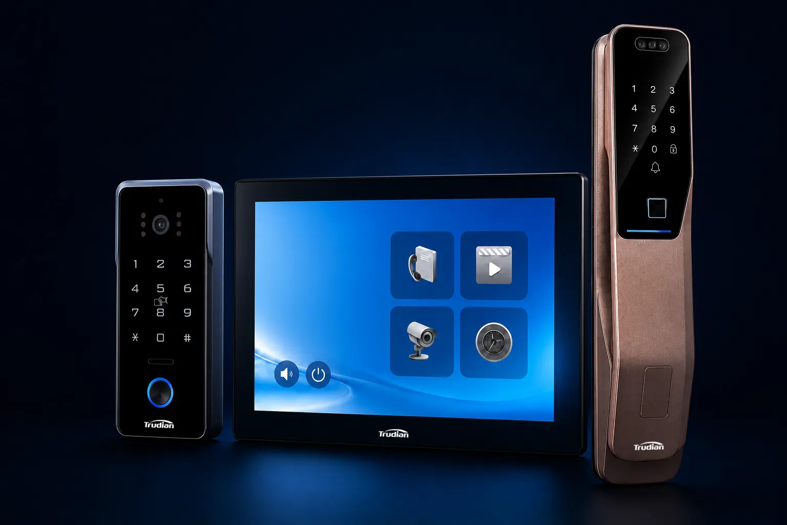 Video intercom, smart lock and access-control equipment
