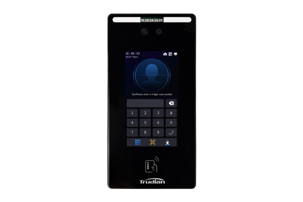 D801 SIP call panel aluminum tempered glass face recognition RFID 13.56MHz IP65 -40°C CE FCC RoHS ISO 9001 certified